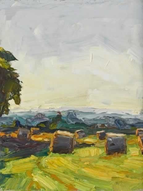 Bales, Chedworth  40.5 x 30.5cm