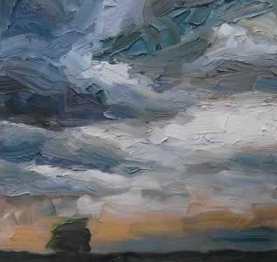 Clearing Storm  100 x 100 cm