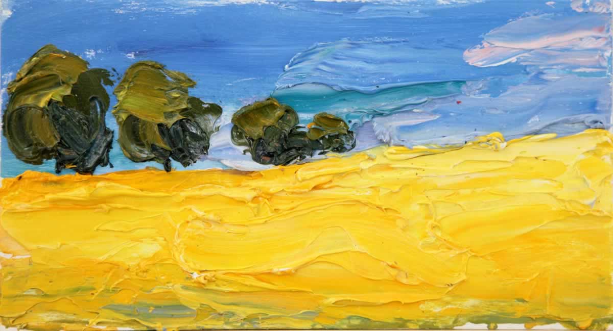 Rapefield, Stowell  20 x 37.5 cm